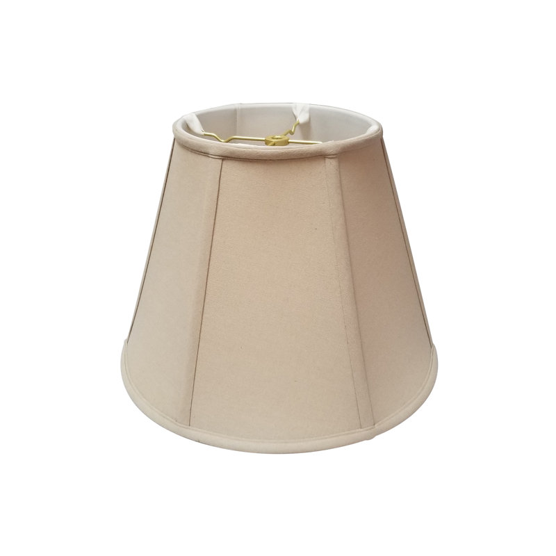 Linen Empire Lamp Shade, Beige/Off White, 14" H x 18" W x 18" D