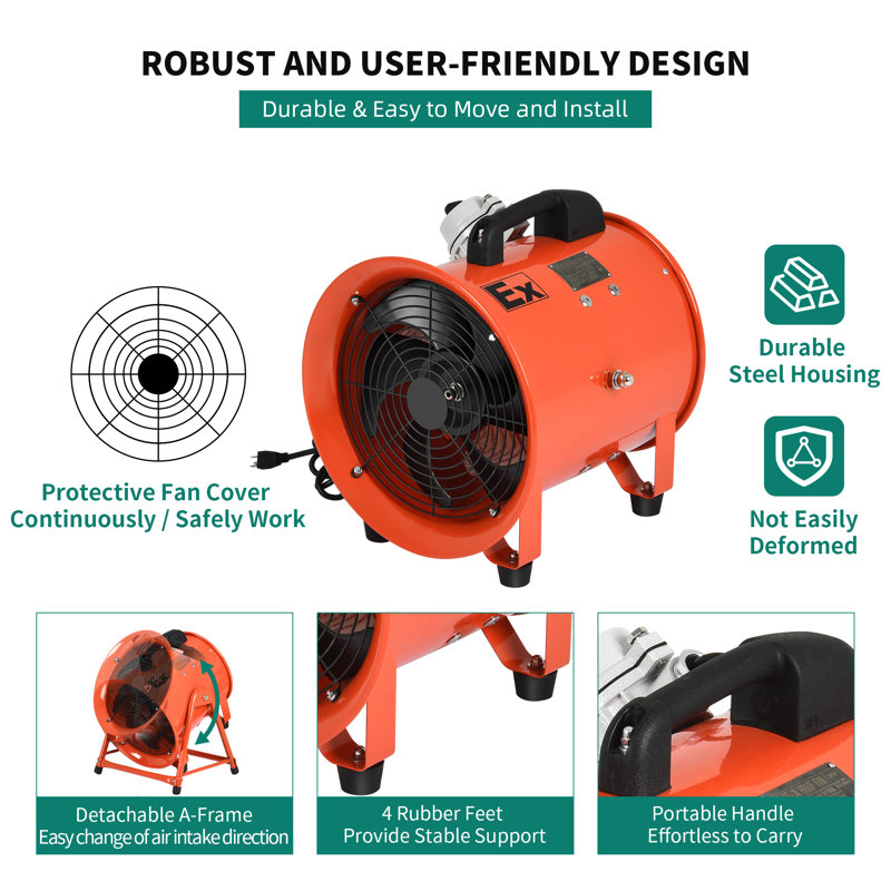 Balconera Blower Fan, 20" H x 15" W x 14.40" D