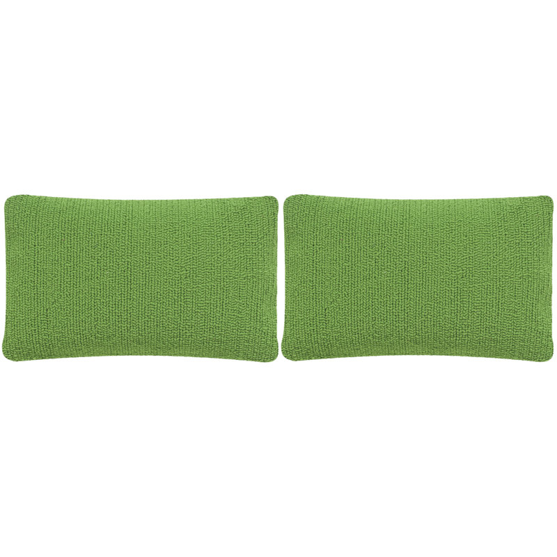  Outdoor Rectangular Pillow Cover & Insert, Sunshine Green
