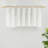 Abstract Cotton Ruffled 50'' W Window Valance in