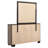 6-Drawer Dresser With Mirror Washed Taupe-465599161