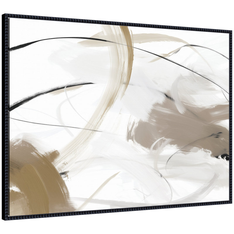 «Sweeping Layers No. 3» par Amy Lighthall, reproduction d'art sur toile encadrée