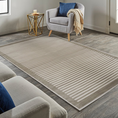 Leonnah Striped Area Rug