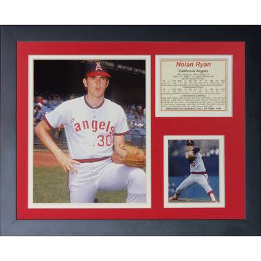 Legends Never Die Nolan Ryan Bloody Lip Framed Memorabilia