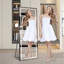 Miroir vertical pleine longueur avec lumière DEL