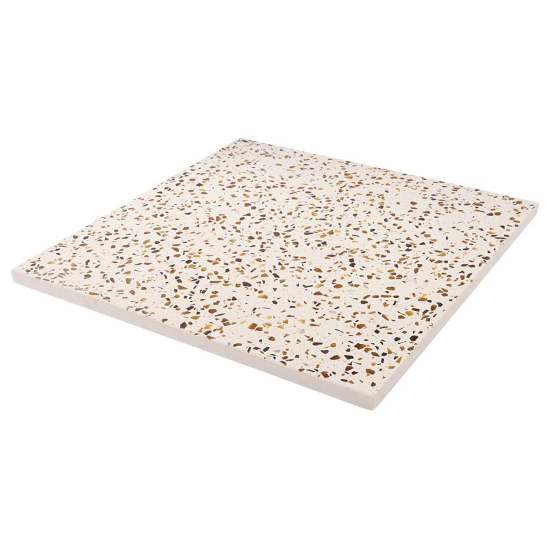 Veritas Terrazzo 16X16 Polished Terrazzo Tile, Brown/Beige
