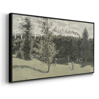 Série paysage - DCLxxix - Toile tendue avec châssis encadré - Prêt à être accroché