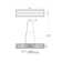 11 - Light Crystal Linear LED Pendant with Crystal Accents