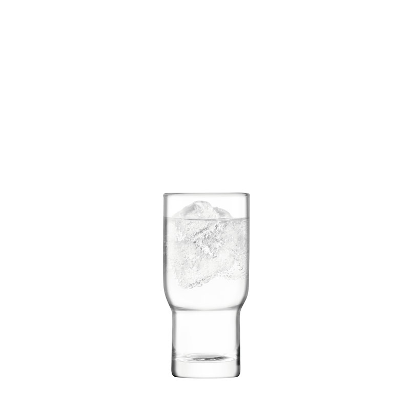 Utility Handmade Glass Highball Glass, Clear
