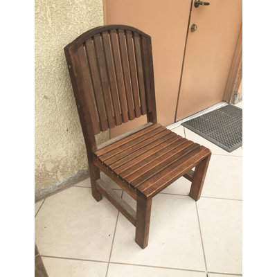 Solid Wood Outdoor Dining Side Chair