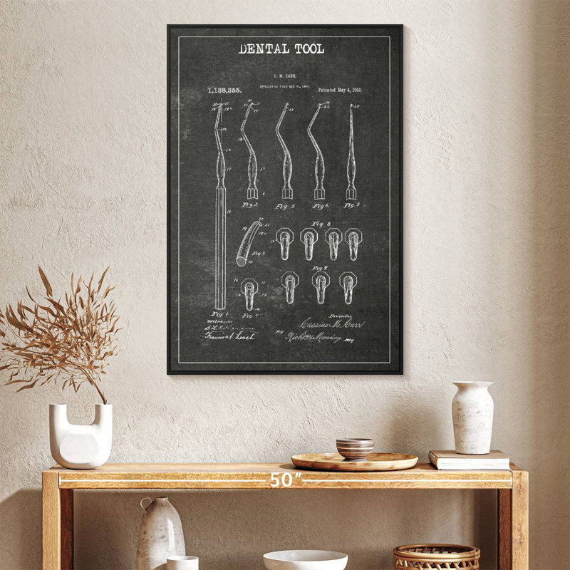 Équipements dentaires BW Westcott, Cadre flottant noir, 27 po x 40 po