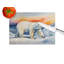 Polar Bear Glass Cutting Board Large