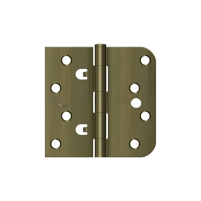 Steel Butt Bearing Hinge, Antique Brass