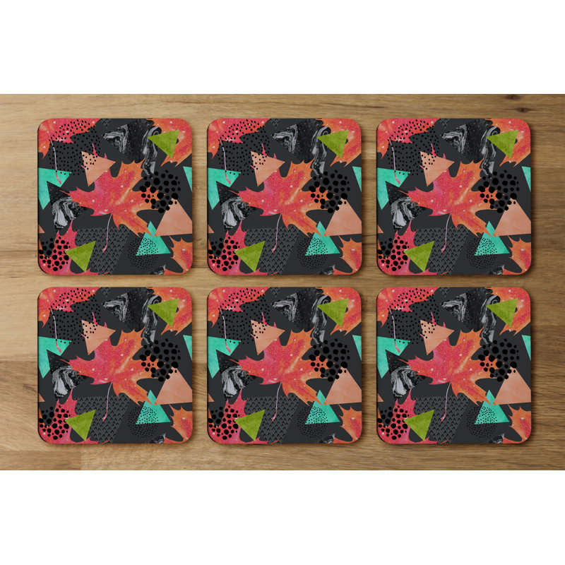 Square 6 Piece Coaster Set