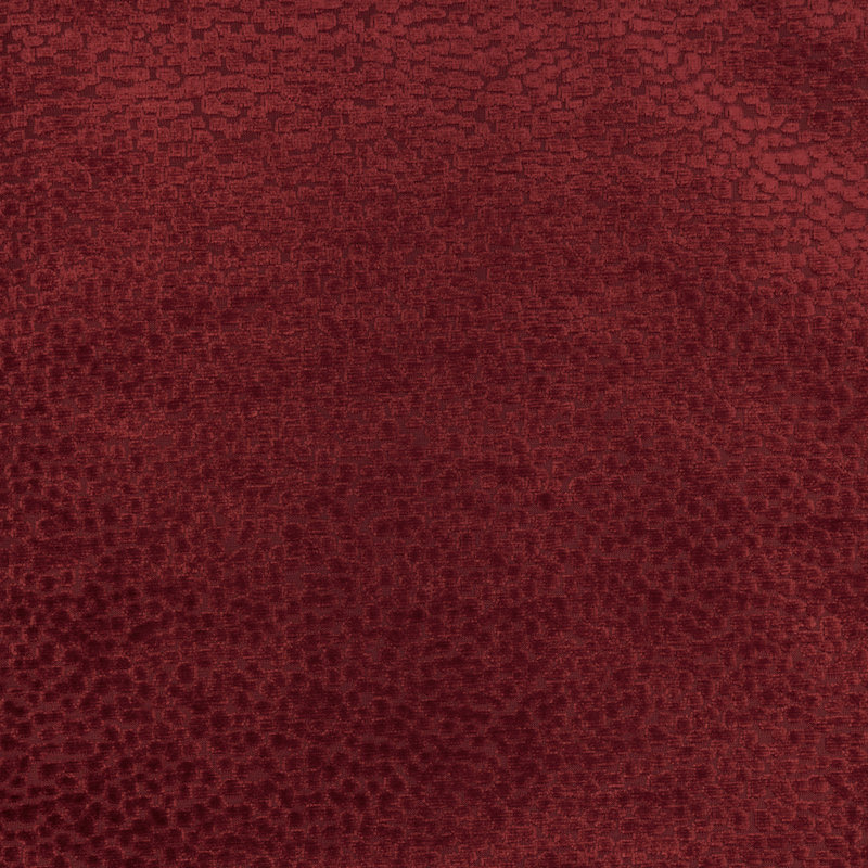 Tissu en velours Mykonos-Duchess Burnout, Rubis