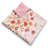 Greenland Home Fashions Breeze Blush Quilted Throw Blanket 50" x 60" – Reversible Floral Style Lightweight Accent for All Seasons