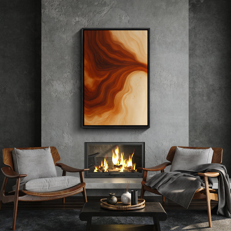 Framed Wall Art Abstract Vintage Antique Classic for Bedroom, 36" H x 24" W, Black