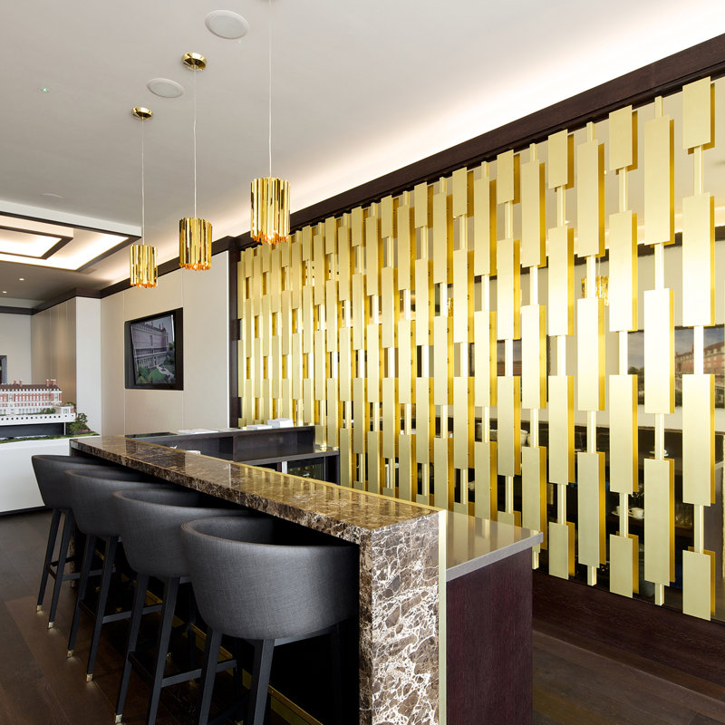 Facet 1 - Light Pendant, Polished Brass