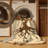 Machine Washable Ottwell Oak Tree Country Rustic Vintage Look Rug in Brown – Beige Binding-1885955671