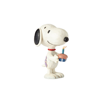 Mini figurine 3inch Peanuts par Jim Shore Snoopy Birthday