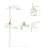 Wall Mounted Shower Faucet(Valve Included)