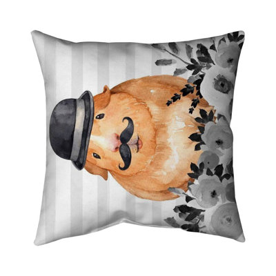 Guinea Pig Detective - Poly Twill Throw for Home Decor