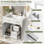 Meuble-lavabo moderne avec lavabo en céramique, armoire de rangement fonctionnelle, portes à fermeture en douceur et tiroirs pour petits espaces de salle de bain-646754144