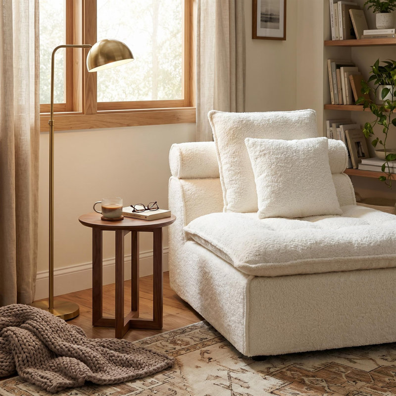 Siège du milieu, White Boucle, White
