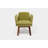Allison 18'' H Velvet Upholstered Walnut Armchair-35180920