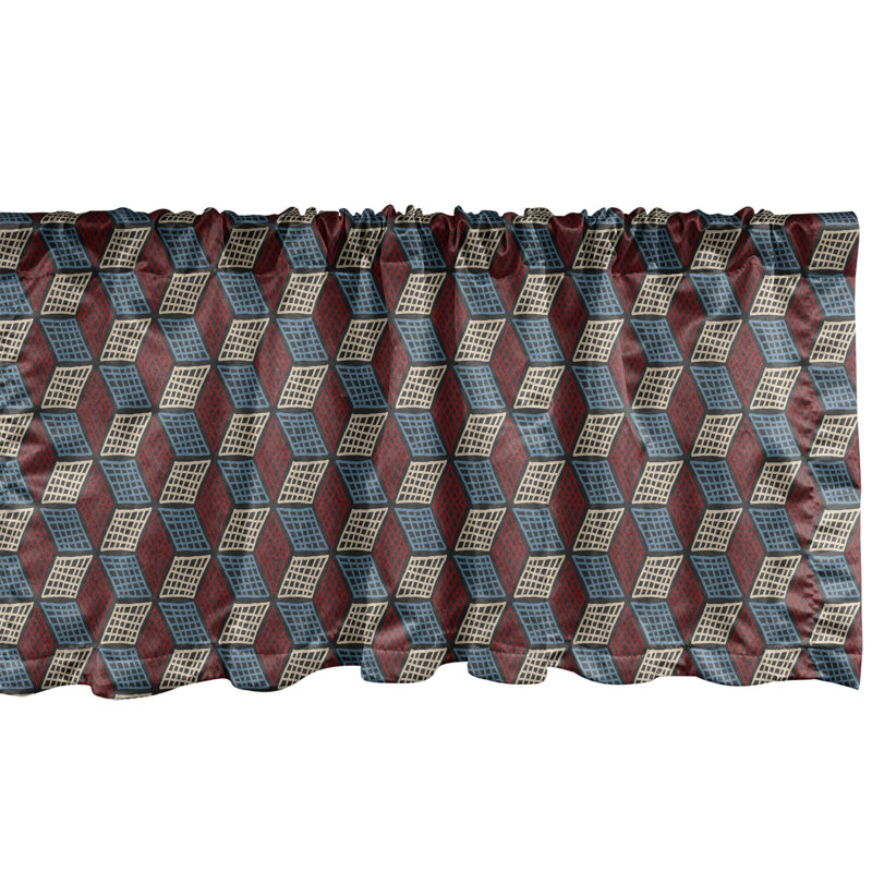Ensemble de 2 cantonnières Ambesonne Mandala 51622, L 54 po x L 12 po