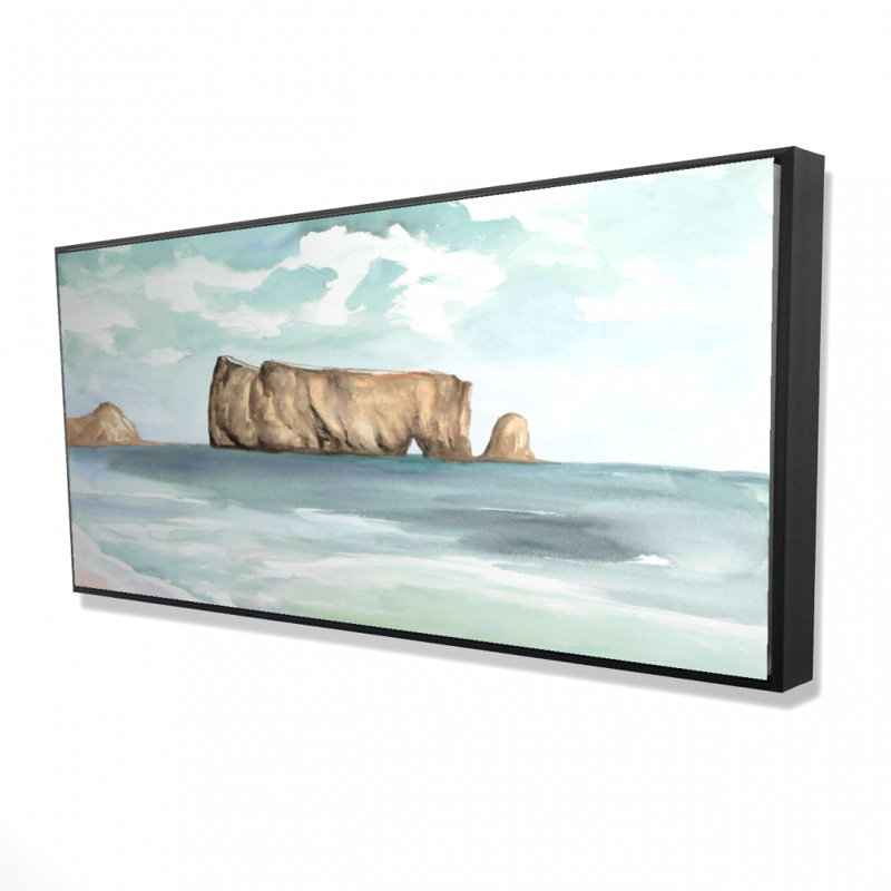 Rocher percé - 24"x48" Framed canvas
