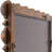 Solid Pine Wood Rectangle Accent Mirror-3121869-1240498