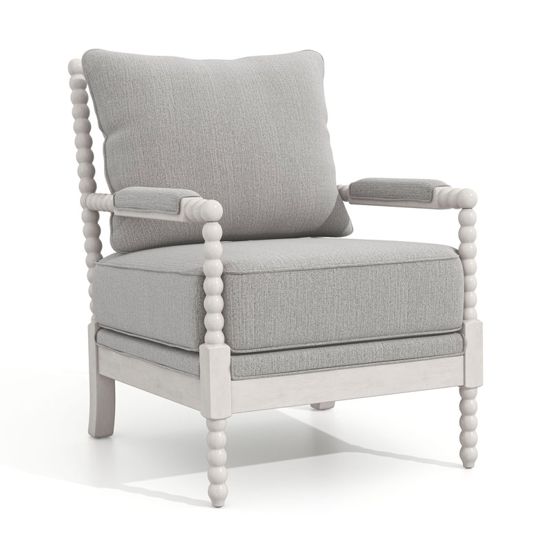 Antanette Upholstered Armchair, Gray
