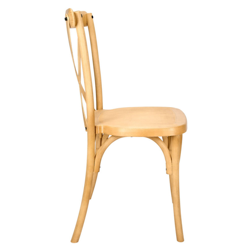 Chaise Crossback ToughResin par Chivari, Naturel