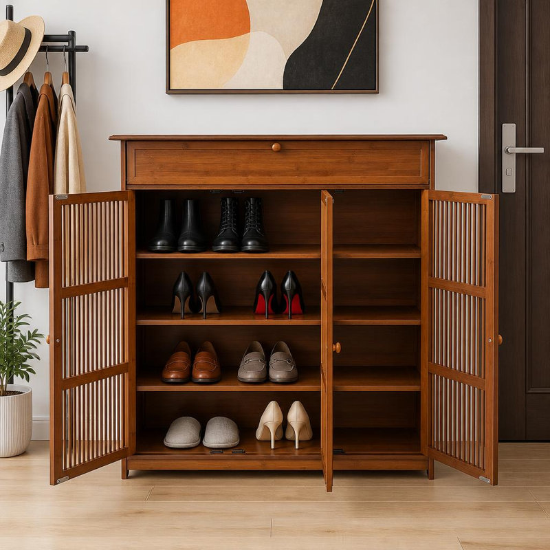 25 Pair Shoe Storage Rack