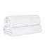 Ruvins Cotton Highly Absorbent Solid and Checkered Border Bath Sheet Set-1032231208