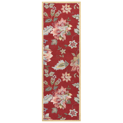 Chelsea Hand Hooked Wool Floral Rug