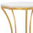 Jeaneta Marble Top End Table