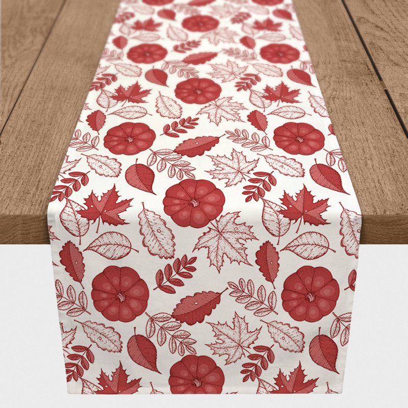 Chemin de table Safira, 72 po x 16 po, Rouge