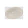 Dantesca® Vitreous China Oval Undermount Bathroom Sink with Overflow