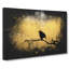 Bird At Sunset - Wrapped Canvas-61886278