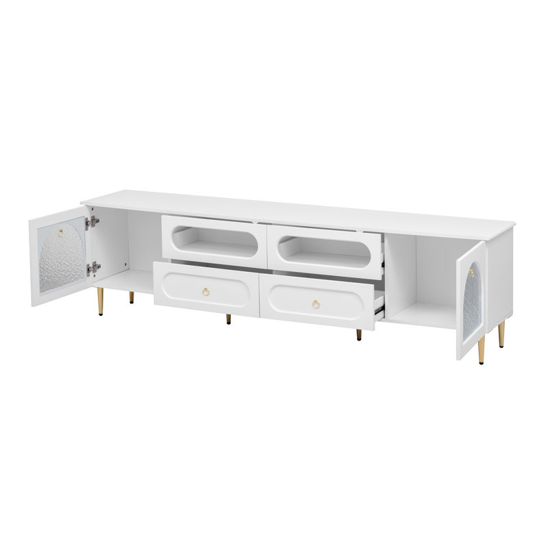 VIBE HAUS 78.8'' Retro TV Stand