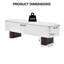 Banc rembourré en bois VelvLoft