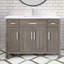 Kali White 48" W x 22" D Single Sink Bathroom Vanity with Built-in Power Outlet & USB, Drawer Organizer, Engineered Stone Top, Undermount Ceramic Sink-1647009252-1720990810