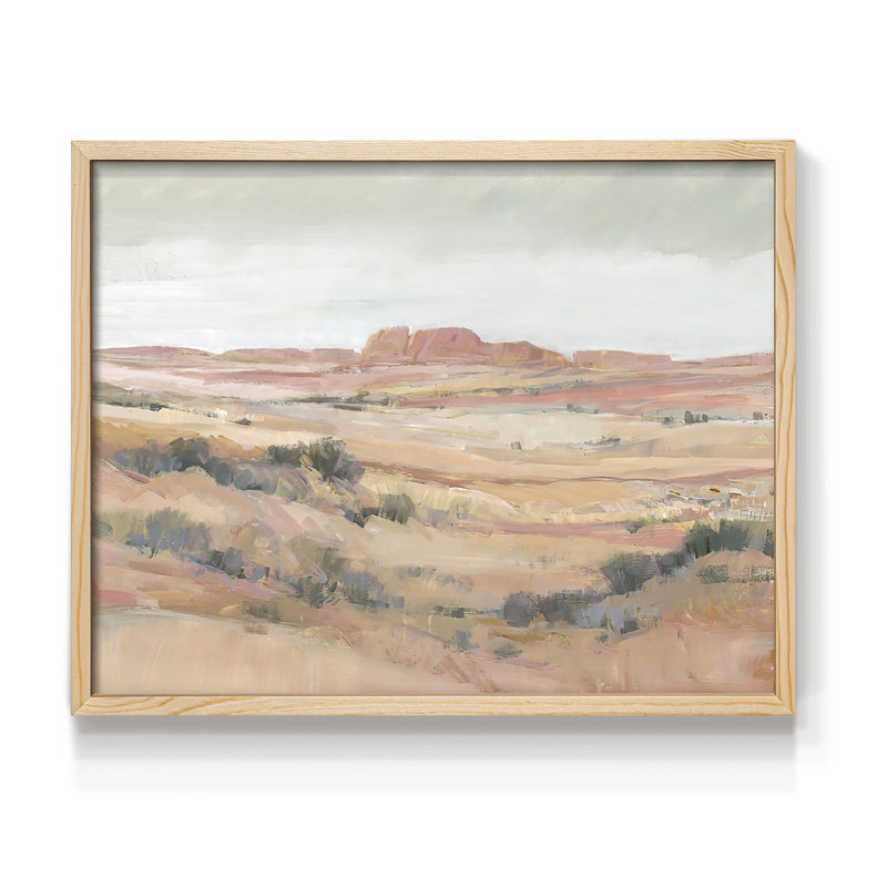 Southwest Landscape II -Framed Print - Restickable