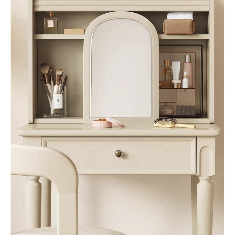 Modern Small Simple White Dressing Table