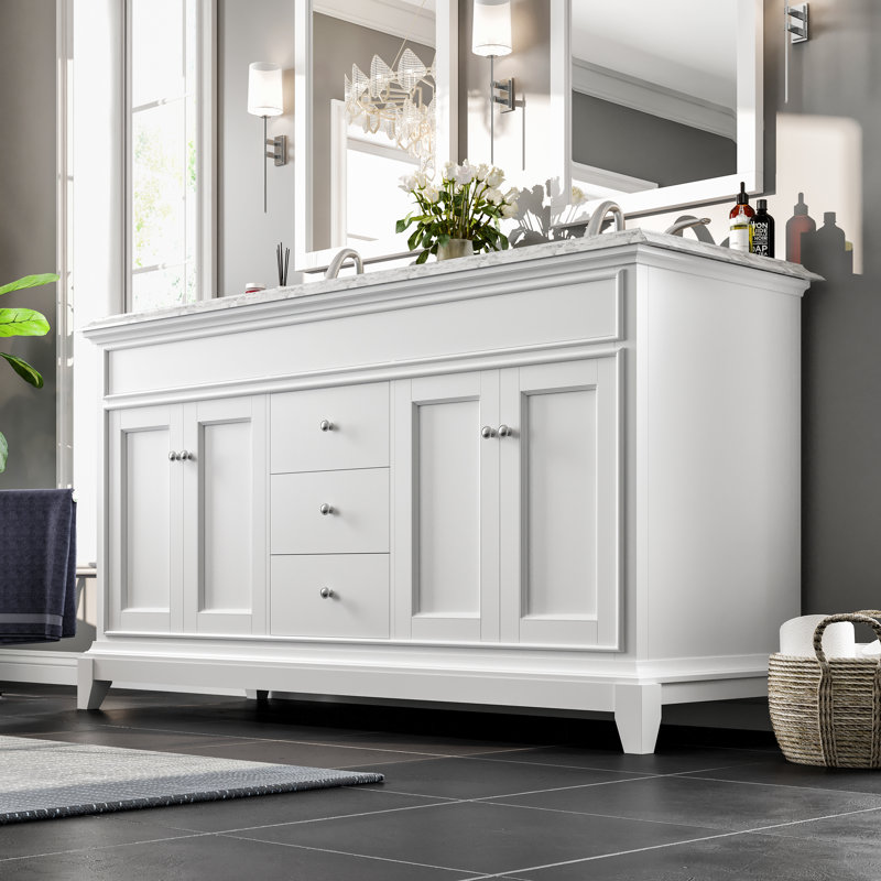 Ensemble de meuble-lavabo simple 24 po Alpharetta, Blanc