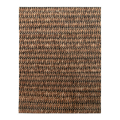 Scandinavian Hand Knotted Wool Geometric Area Rug