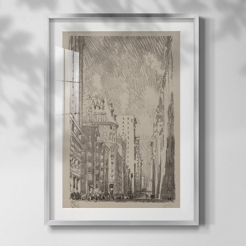Vintage Sketch LXXX -Framed Print