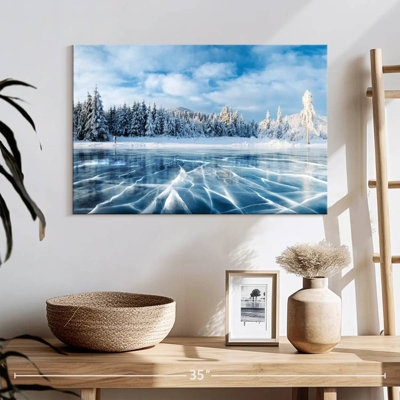 Alvord Frozen Blue Lake